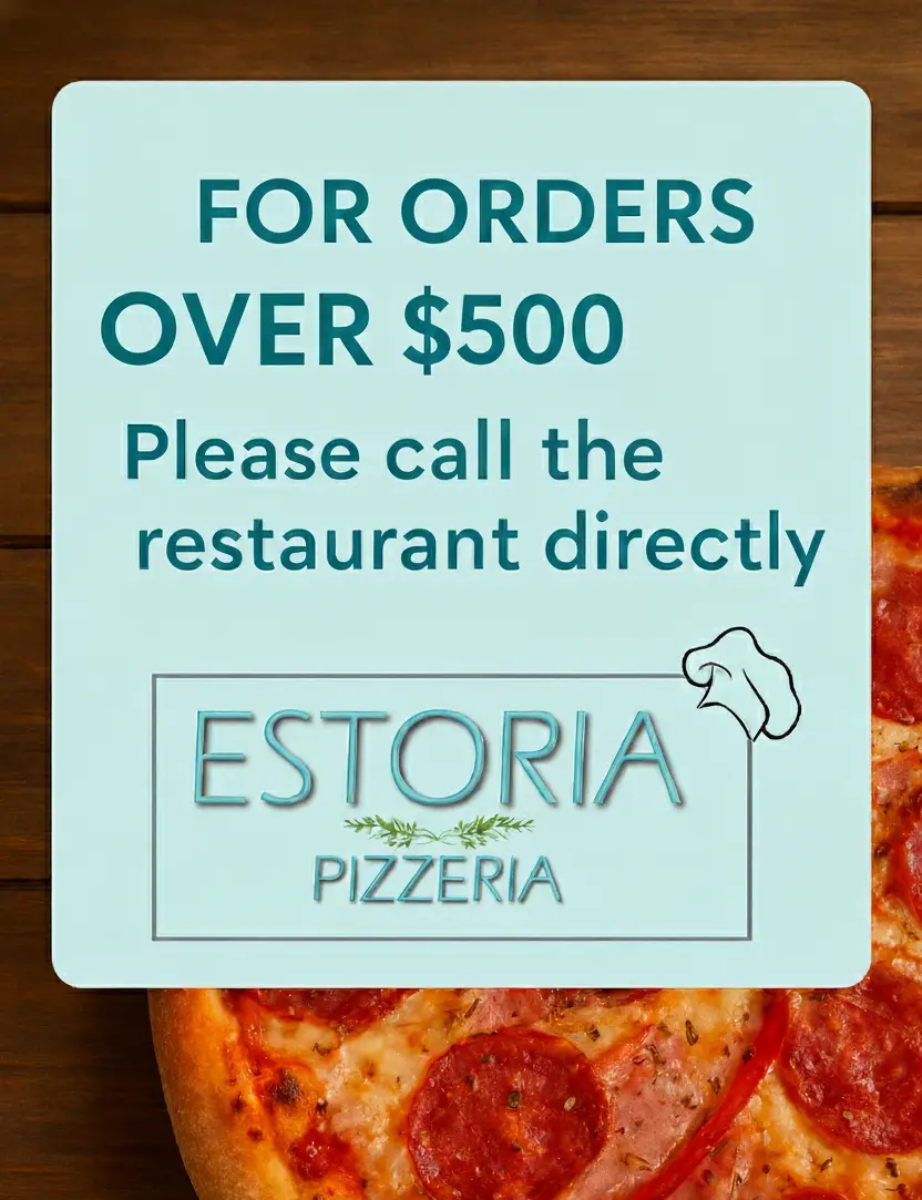 Special Offer - Estoria Pizzeria Calgary